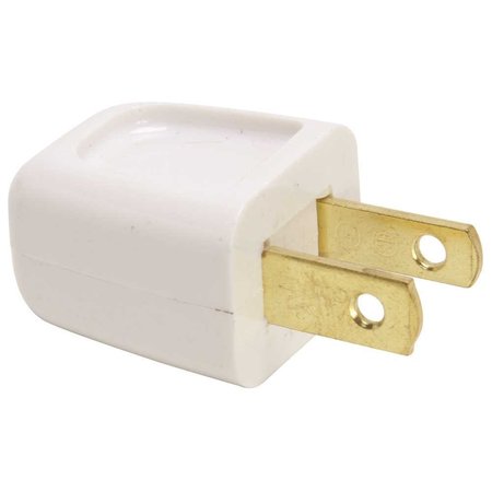 SATCO 10 Amp 125-Volt Quick Connect Plug with 2-Wire, White 90/1520